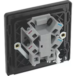 British General Evolve 13A Unswitched Fused Spur with LED Copper with Black Inserts -British General Switches & Sockets Store 112PX A4