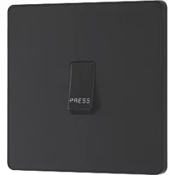 British General Evolve 10A 1-Gang 1-Way Bell Push Switch Matt Black with Black Inserts 9 British General Evolve 10A 1-Gang 1-Way Bell Push Switch Matt Black with Black Inserts -British General Switches & Sockets Store 113PY A3