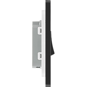 British General Evolve 10A 1-Gang 1-Way Bell Push Switch Matt Black with Black Inserts 6 British General Evolve 10A 1-Gang 1-Way Bell Push Switch Matt Black with Black Inserts - Image 6