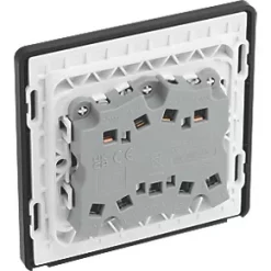 British General Evolve 20 A 16AX 3-Gang 2-Way Light Switch Black with Black Inserts 10 British General Evolve 20 A 16AX 3-Gang 2-Way Light Switch Black with Black Inserts -British General Switches & Sockets Store 127PY A4