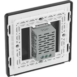 British General Evolve 1-Gang 2-Way LED Single Secondary Trailing Edge Touch Dimmer Switch Copper with Black Inserts -British General Switches & Sockets Store 148PY A4