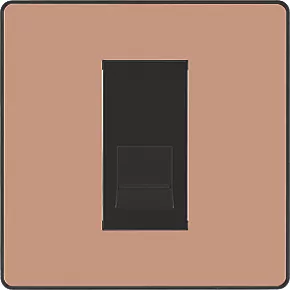 British General Evolve Master Telephone Socket Copper with Black Inserts 3 British General Evolve Master Telephone Socket Copper with Black Inserts - Image 3