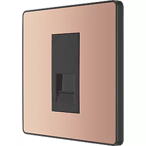 British General Evolve Master Telephone Socket Copper with Black Inserts 1 British General Evolve Master Telephone Socket Copper with Black Inserts