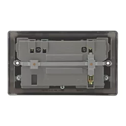 British General Nexus Metal 13A 2-Gang SP Switched Socket + 3.1A 2-Outlet Type A USB Charger Black Nickel with Black Inserts 8 British General Nexus Metal 13A 2-Gang SP Switched Socket + 3.1A 2-Outlet Type A USB Charger Black Nickel with Black Inserts -British General Switches & Sockets Store 2125P A3