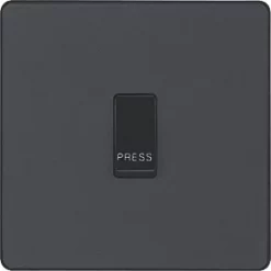 British General Evolve 10A 1-Gang 1-Way Bell Push Switch Grey with Black Inserts 8 British General Evolve 10A 1-Gang 1-Way Bell Push Switch Grey with Black Inserts -British General Switches & Sockets Store 213PY A2