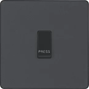 British General Evolve 10A 1-Gang 1-Way Bell Push Switch Grey with Black Inserts 3 British General Evolve 10A 1-Gang 1-Way Bell Push Switch Grey with Black Inserts - Image 3