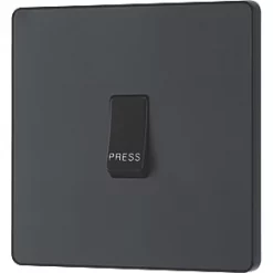 British General Evolve 10A 1-Gang 1-Way Bell Push Switch Grey with Black Inserts 9 British General Evolve 10A 1-Gang 1-Way Bell Push Switch Grey with Black Inserts -British General Switches & Sockets Store 213PY A3