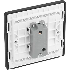 British General Evolve 10A 1-Gang 1-Way Bell Push Switch Grey with Black Inserts 5 British General Evolve 10A 1-Gang 1-Way Bell Push Switch Grey with Black Inserts - Image 5