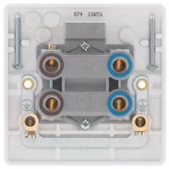 British General 800 Series 45A 1-Gang DP Cooker Switch White with LED -British General Switches & Sockets Store 240HV A3