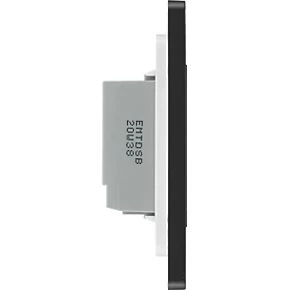 British General Evolve 2-Gang 2-Way LED Double Secondary Touch Trailing Edge Dimmer Switch Satin Brass with Black Inserts 6 British General Evolve 2-Gang 2-Way LED Double Secondary Touch Trailing Edge Dimmer Switch Satin Brass with Black Inserts - Image 6