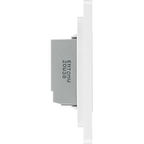 British General Evolve 2-Gang 2-Way LED Double Master Touch Trailing Edge Dimmer Switch Pearlescent White with White Inserts 6 British General Evolve 2-Gang 2-Way LED Double Master Touch Trailing Edge Dimmer Switch Pearlescent White with White Inserts - Image 6