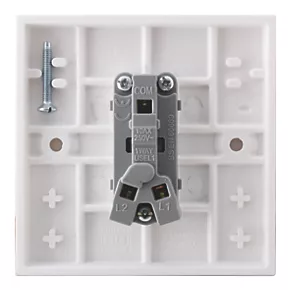 British General 900 Series 10AX 1-Gang 2-Way 'Press to Exit' Retractive Switch White 3 British General 900 Series 10AX 1-Gang 2-Way 'Press to Exit' Retractive Switch White - Image 3