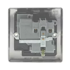 British General Nexus Metal 13A 1-Gang DP Switched Plug Socket Brushed Iridium with Black Inserts 8 British General Nexus Metal 13A 1-Gang DP Switched Plug Socket Brushed Iridium with Black Inserts -British General Switches & Sockets Store 26664 A3