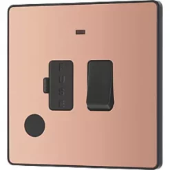 British General Evolve 13A Switched Fused Spur with LED Copper with Black Inserts 9 British General Evolve 13A Switched Fused Spur with LED Copper with Black Inserts -British General Switches & Sockets Store 274PX A3