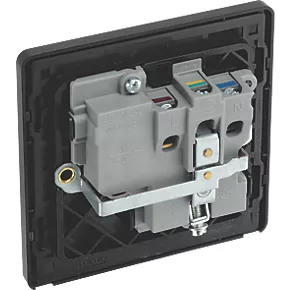 British General Evolve 13A 1-Gang SP Switched Socket Grey with Black Inserts 5 British General Evolve 13A 1-Gang SP Switched Socket Grey with Black Inserts - Image 5