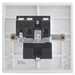 British General 900 Series 13A 1-Gang Unswitched Plug Socket White -British General Switches & Sockets Store 29370 A2
