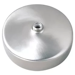 British General Ceiling Rose Brushed Steel 3 1/2"