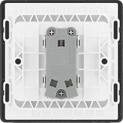 British General Evolve 20 A 16AX 1-Gang 2-Way Wide Rocker Light Switch Black with Black Inserts -British General Switches & Sockets Store 318PY A5