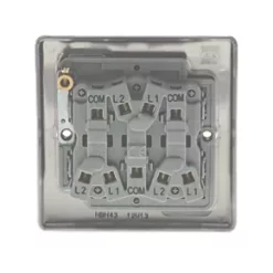 British General Nexus Metal 10AX 3-Gang 2-Way Light Switch Black Nickel 7 British General Nexus Metal 10AX 3-Gang 2-Way Light Switch Black Nickel -British General Switches & Sockets Store 32248 A3