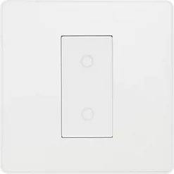 British General Evolve 1-Gang 2-Way LED Single Master Trailing Edge Touch Dimmer Switch Pearlescent White with White Inserts 8 British General Evolve 1-Gang 2-Way LED Single Master Trailing Edge Touch Dimmer Switch Pearlescent White with White Inserts -British General Switches & Sockets Store 326PY A2