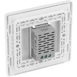 British General Evolve 1-Gang 2-Way LED Single Master Trailing Edge Touch Dimmer Switch Pearlescent White with White Inserts 10 British General Evolve 1-Gang 2-Way LED Single Master Trailing Edge Touch Dimmer Switch Pearlescent White with White Inserts -British General Switches & Sockets Store 326PY A4