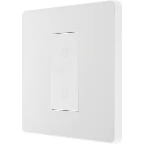 British General Evolve 1-Gang 2-Way LED Single Master Trailing Edge Touch Dimmer Switch Pearlescent White with White Inserts 1 British General Evolve 1-Gang 2-Way LED Single Master Trailing Edge Touch Dimmer Switch Pearlescent White with White Inserts