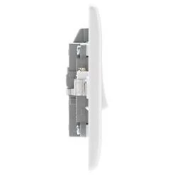 British General 800 Series 20A 1-Gang DP Water Heater Switch White with LED -British General Switches & Sockets Store 376HV A2