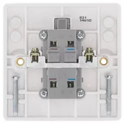 British General 800 Series 20A 1-Gang DP Water Heater Switch White with LED -British General Switches & Sockets Store 376HV A3