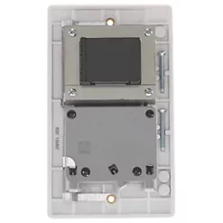 British General 800 Series 1-Gang Dual Voltage Shaver Socket 115 / 240V White -British General Switches & Sockets Store 379HV A3