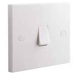 British General 900 Series 10AX 1-Gang 2-Way Light Switch White 5 Pack -British General Switches & Sockets Store 39405 A2