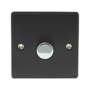 British General Nexus Metal 1-Gang 2-Way LED Dimmer Switch Matt Black 2 British General Nexus Metal 1-Gang 2-Way LED Dimmer Switch Matt Black - Image 2