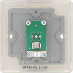 British General Nexus Metal Coaxial TV / FM Socket Pearl Nickel -British General Switches & Sockets Store 403PY A5