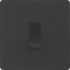 British General Evolve 20A 1-Gang DP Control Switch Matt Black with LED with Black Inserts 8 British General Evolve 20A 1-Gang DP Control Switch Matt Black with LED with Black Inserts -British General Switches & Sockets Store 407PY A2
