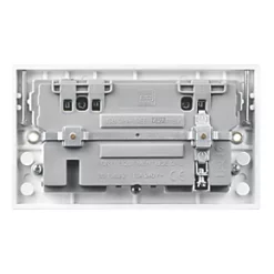 British General 800 Series 13A 2-Gang SP Switched Socket + 4.2A 2-Outlet Type A & C USB Charger White -British General Switches & Sockets Store 410HV A2