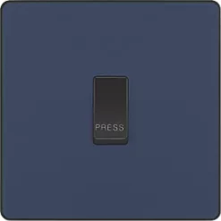 British General Evolve 10A 1-Gang 1-Way Bell Push Switch Blue with Black Inserts 8 British General Evolve 10A 1-Gang 1-Way Bell Push Switch Blue with Black Inserts -British General Switches & Sockets Store 424PY A2
