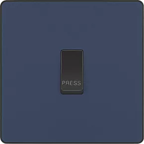 British General Evolve 10A 1-Gang 1-Way Bell Push Switch Blue with Black Inserts 3 British General Evolve 10A 1-Gang 1-Way Bell Push Switch Blue with Black Inserts - Image 3