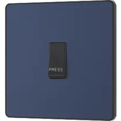 British General Evolve 10A 1-Gang 1-Way Bell Push Switch Blue with Black Inserts 9 British General Evolve 10A 1-Gang 1-Way Bell Push Switch Blue with Black Inserts -British General Switches & Sockets Store 424PY A3