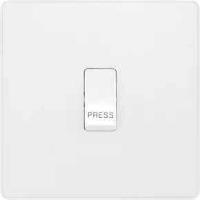 British General Evolve 10A 1-Gang 1-Way Bell Push Switch Pearlescent White with White Inserts 3 British General Evolve 10A 1-Gang 1-Way Bell Push Switch Pearlescent White with White Inserts - Image 3