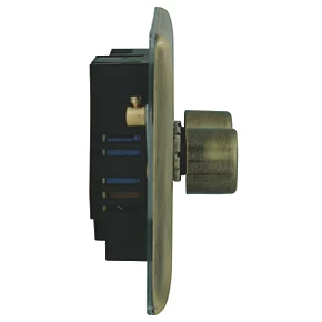 British General Nexus Metal 2-Gang 2-Way LED Dimmer Switch Antique Brass 4 British General Nexus Metal 2-Gang 2-Way LED Dimmer Switch Antique Brass - Image 4