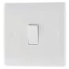 British General 800 Series 10AX 1-Gang 2-Way Light Switch White