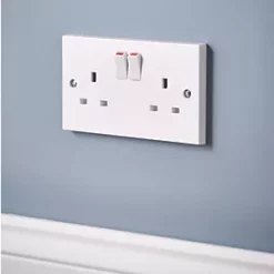 British General 900 Series 13A 2-Gang DP Switched Plug Socket White 9 British General 900 Series 13A 2-Gang DP Switched Plug Socket White -British General Switches & Sockets Store 46599 A4