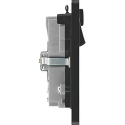 British General Evolve 13A 2-Gang SP Switched Double Socket With WiFi Extender + 2.1A 1-Outlet Type A USB Charger Copper with Black Inserts -British General Switches & Sockets Store 465RF A5