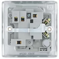 British General Nexus Metal 13A Switched Fused Spur Polished Chrome -British General Switches & Sockets Store 473FT A4