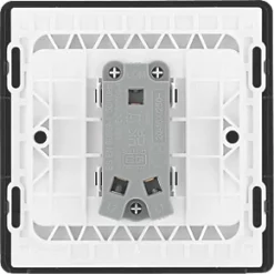 British General Evolve 20 A 16AX 1-Gang 2-Way Light Switch Black with Black Inserts -British General Switches & Sockets Store 495PY A5