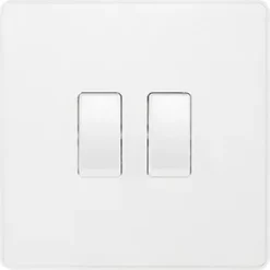British General Evolve 20 A 16AX 2-Gang 2-Way Light Switch Pearlescent White with White Inserts 8 British General Evolve 20 A 16AX 2-Gang 2-Way Light Switch Pearlescent White with White Inserts -British General Switches & Sockets Store 533PY A2
