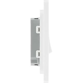 British General Evolve 20 A 16AX 2-Gang 2-Way Light Switch Pearlescent White with White Inserts 6 British General Evolve 20 A 16AX 2-Gang 2-Way Light Switch Pearlescent White with White Inserts - Image 6