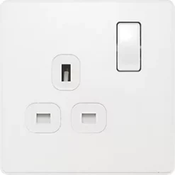British General Evolve 13A 1-Gang SP Switched Socket Pearlescent White with White Inserts 8 British General Evolve 13A 1-Gang SP Switched Socket Pearlescent White with White Inserts -British General Switches & Sockets Store 541RF A2