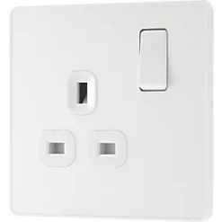 British General Evolve 13A 1-Gang SP Switched Socket Pearlescent White with White Inserts 9 British General Evolve 13A 1-Gang SP Switched Socket Pearlescent White with White Inserts -British General Switches & Sockets Store 541RF A3