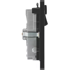 British General Evolve 13A 2-Gang SP Switched Double Socket With WiFi Extender + 2.1A 1-Outlet Type A USB Charger Blue with Black Inserts -British General Switches & Sockets Store 544RF A5