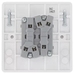 British General 800 Series 10AX 2-Gang 2-Way Light Switch White 7 British General 800 Series 10AX 2-Gang 2-Way Light Switch White -British General Switches & Sockets Store 553HV A3